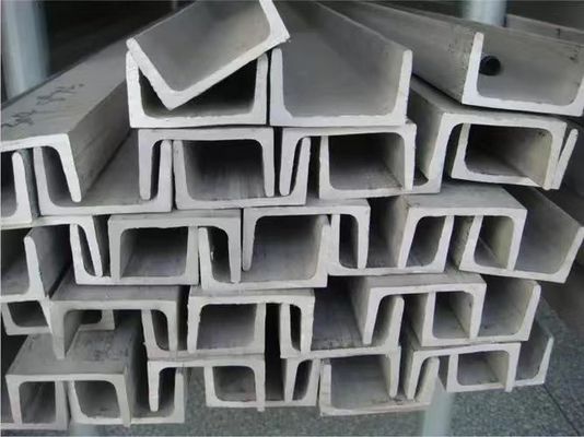 2M Steel Channel Profiles Slotted Structural Steel C Shaped 6m Polished