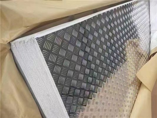 Anti Skid Patterned Aluminium Sheet  1050 1100 6061 T6 Aluminum Sheet