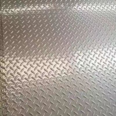 0.5mm Steel Pattern Plate Astm A786 Pattern 4 Diamond Pattern Stainless Steel Sheet