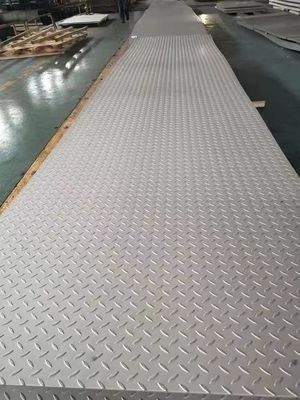 SS201 1mm Pattern Steel Plate Anti Skid Diamond Plate Sheet Metal